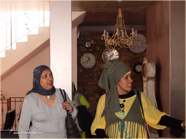Tasneem Khan (Honey Fashion Accessories) with Aqeelah Hendricks (Africani - Khanizeni - Asian Culture)