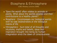 Biosphere &Ethnospere