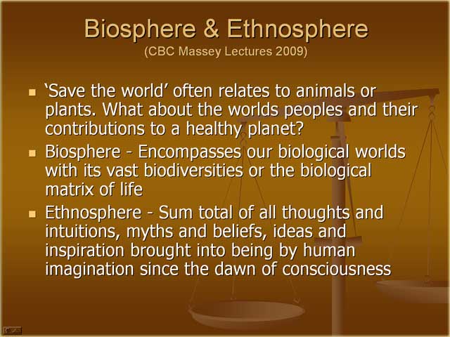 Biosphere &Ethnospere