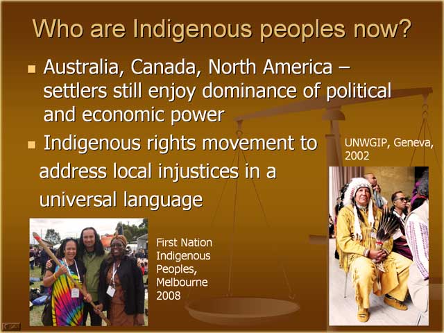 First Nation indigenous peoples, Melborne 2008