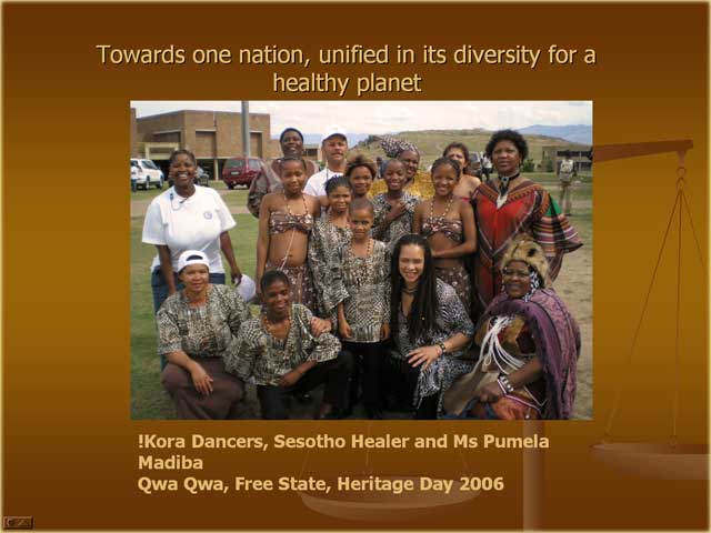 !Kora dancers, Sesotho healer, Pumela Madiba