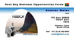 Hout Bay Business Opportunities Forum